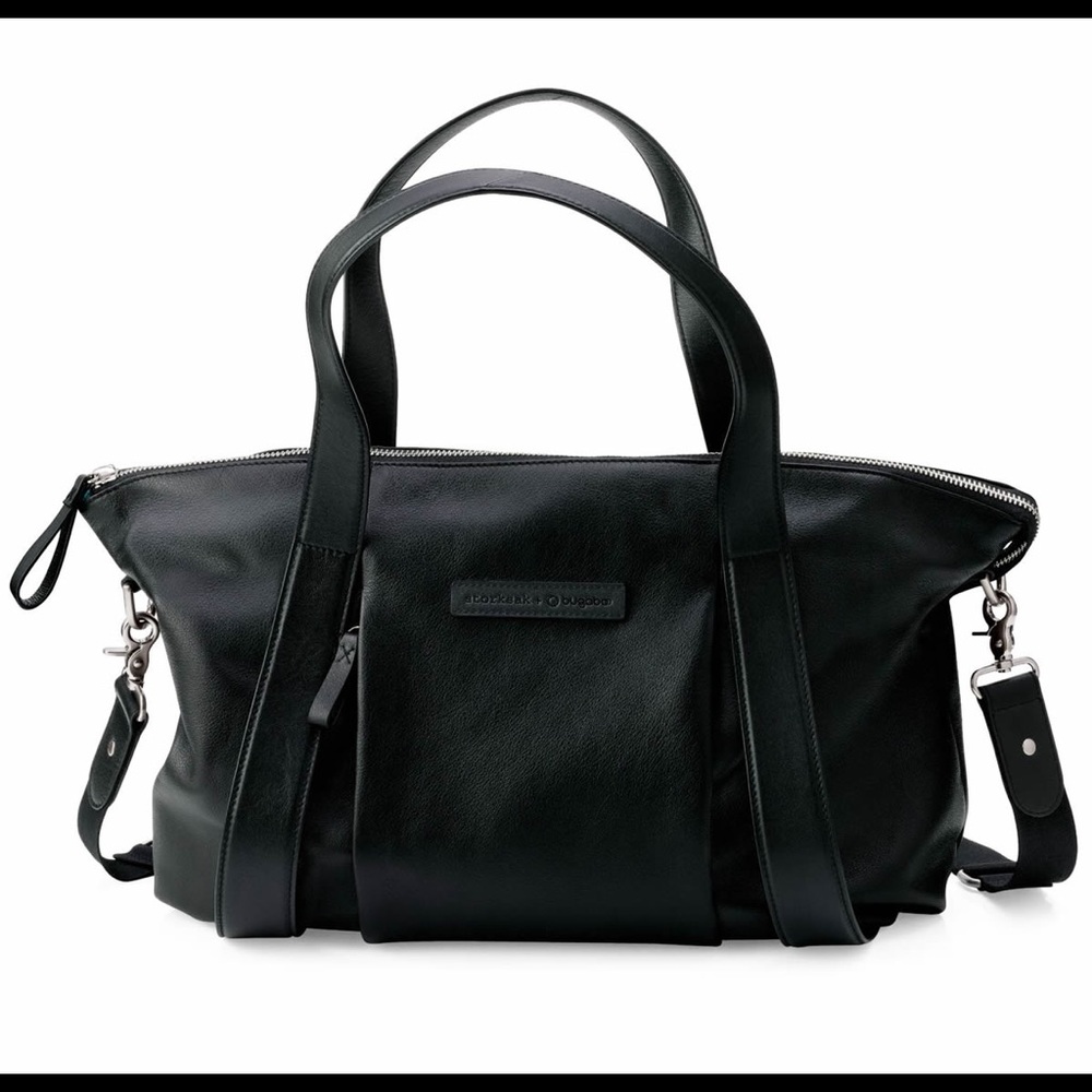 Storksak + Bugaboo Premium Leather Diaper Bag